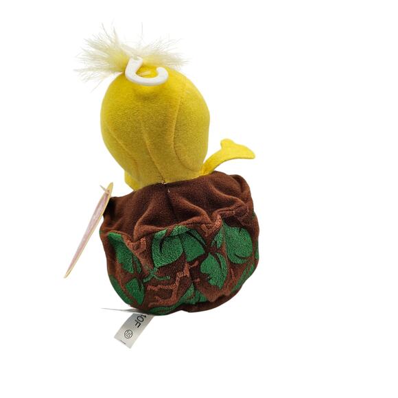 NO SOUND Looney Tunes Tweety Bird Sound Smasher Slam Me Plush 1998 Applause Tags - Picture 3 of 5